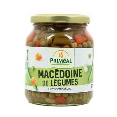Priméal Macédoine de légumes, Bio, 240g
