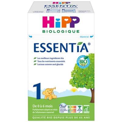 Hipp Lait bébé en poudre Essentia Bio 1er âge , 0-6 mois, 600g