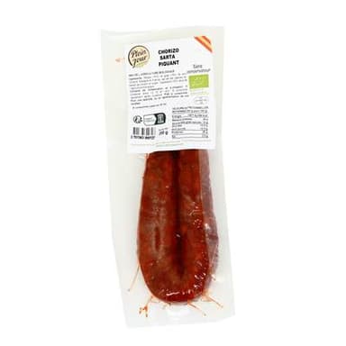 Plein Jour Chorizo Fer à Cheval Sarta Fort, Bio, 200g