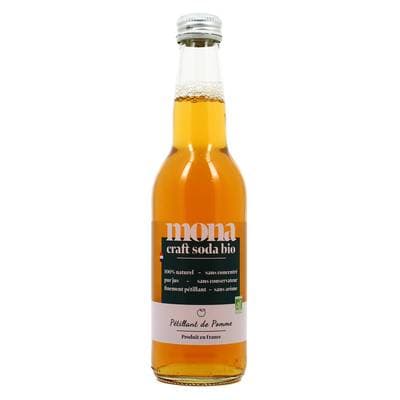Mona Craft Soda Pétillant de pommes BIO, 33cl