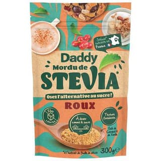Daddy Sucre stévia roux en poudre, 300g