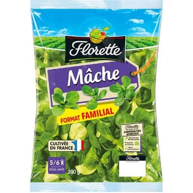 Florette Mâche Format Familial, 200g