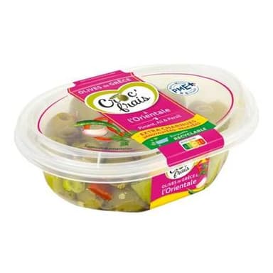 Croc'Frais Olives Dénoyautées à l'Orientale, 200g