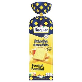 Pasquier Brioche tranchée gourmande, 25 tranches - 650g