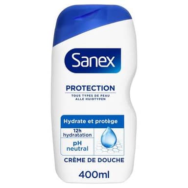 Sanex Crème de douche Hydratante Protectrice pH Neutre Protection, 400ml