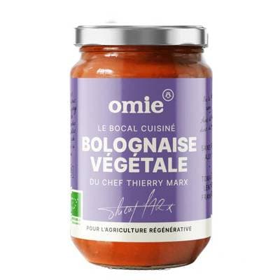 Omie Sauce Bolognaise Végétale Bio - Par le Chef Thierry Marx, 340g