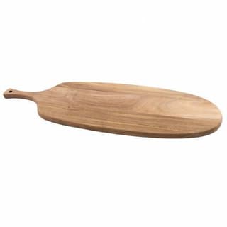 Point virgule Longue planche avec poignée en acacia 56x18x1.5cm FSC®, 1 pièce