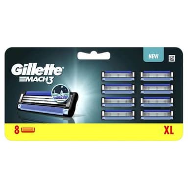 Gillette Lames de rasoir Gillette Mach3, 8 lames