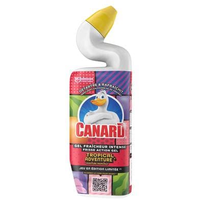 Canard Gel WC détartrant fraicheur intense tropical adventure, 750ml