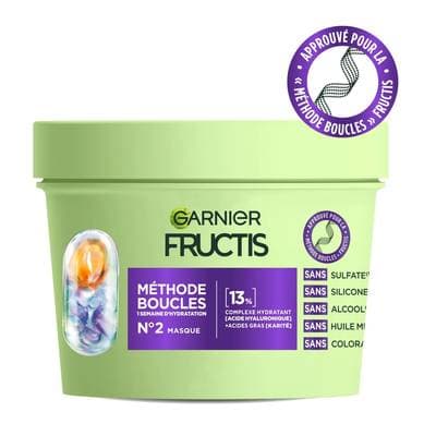 Fructis Masque Capillaire Hydratant Méthode Boucles, 370ml