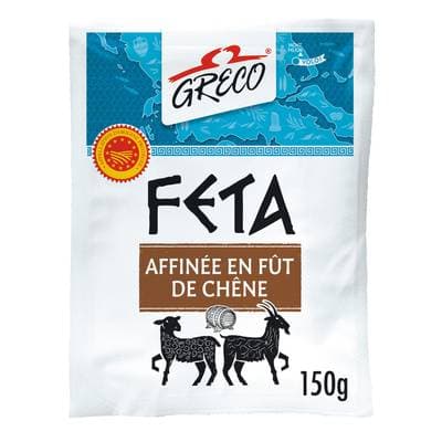 Greco Feta grecque AOP affinée 2 mois, 150g