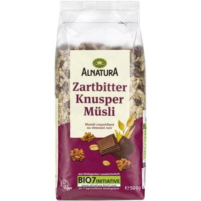 Alnatura Muesli Chocolat Noir Bio, 500g