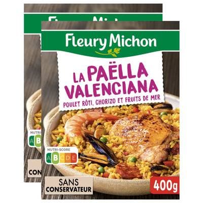 Fleury Michon Paëlla Valenciana, Lot de 2x400g