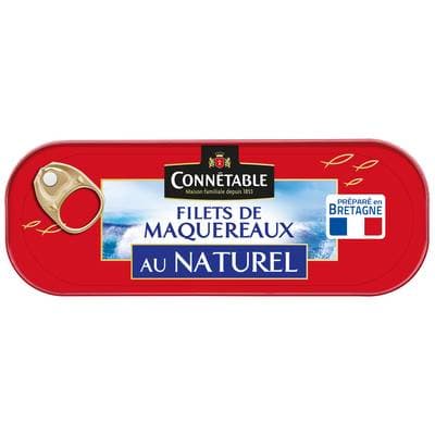 Connetable Filets de Maquereaux au Naturel, 79g