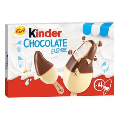 Kinder Bâtonnets Kinder Chocolat, 4 bâtonnets - 152g