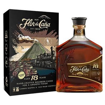 Flor De Cana Rhum vieux Nicaragua 18 ans 40°, 70cl