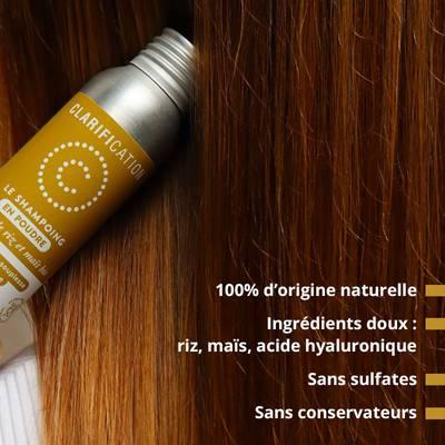 3770021147127 - Clarification - Le Shampoing en Poudre Hydratant - Certifié Bio