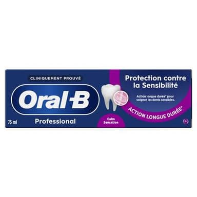 Oral B Dentifrice Professional Protection Sensibilité, 75ml