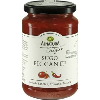 Alnatura Sauce tomate au piment piquante bio - Sugo Piccante en bocal, 340g