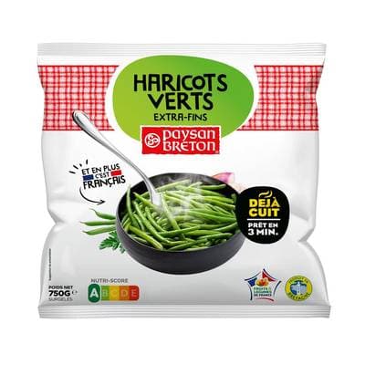 Paysan Breton Haricots Verts Extra Fins, 750g