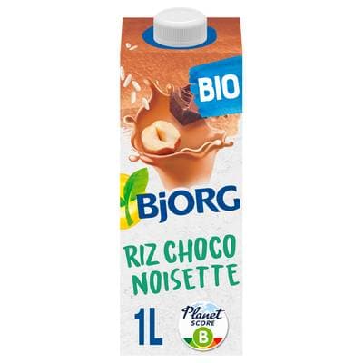 Bjorg Riz Choco Noisettes Boisson Végétale Bio, 1L