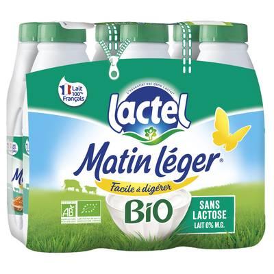 Matin Léger de Lactel - Lait Bio écrémé