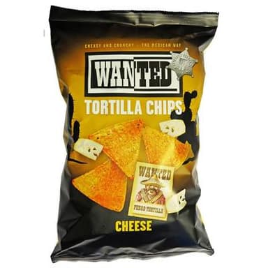 Wanted Tortillas chips saveur Cheese, 200g