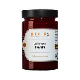 Marius, L'Épicerie Inspirée Confiture Extra Fraises, 375g