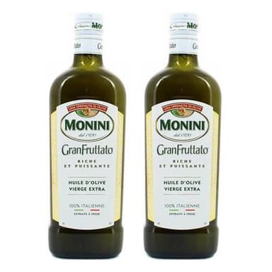 Monini Huile d'olive vierge extra Granfrutta, Lot de 2x75cl