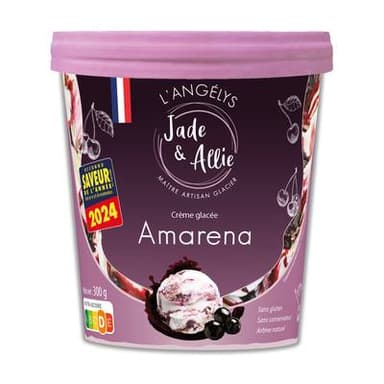 L'Angelys Crème Glacée Amarena, 300g