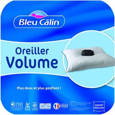 Bleu calin Oreiller volume rectangulaire, 50 x 70 cm