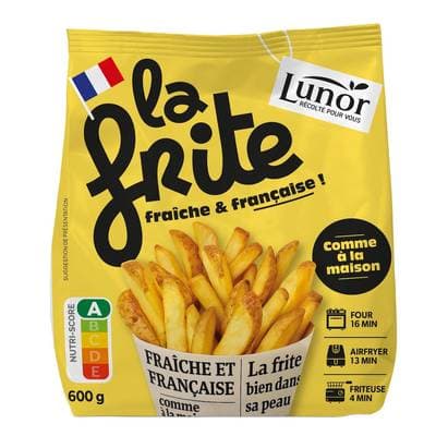 Lunor La Frite Fraîche et Française Précuite, 600g