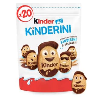 Kinder Biscuits au chocolat Kinderini, 20 biscuits - 250g