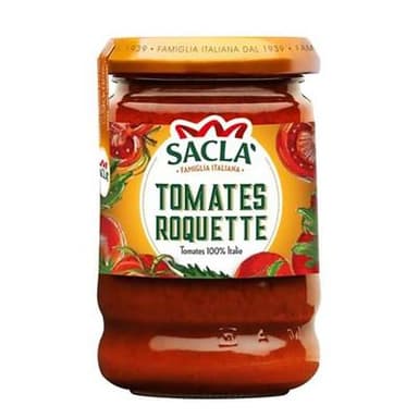 Sacla Sauce Tomates Roquette, 190g