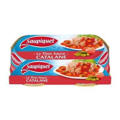 Saupiquet Thon Sauce Catalane en conserve, 2x135g