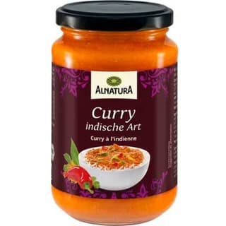 Alnatura Sauce Curry Indien Bio en bocal, 325g
