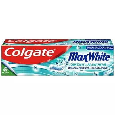 Colgate Dentifrice Max White Cristaux Blancheur, 75ml