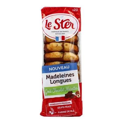 Le Ster  Madeleines Chocolat Noisettes, 250g