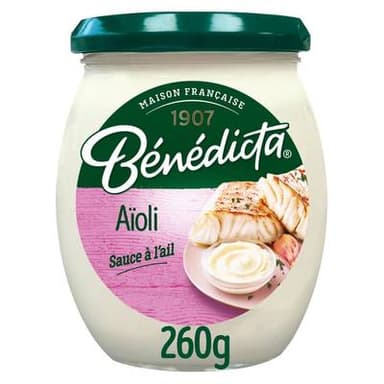 Bénédicta Sauce Aïoli, 260g
