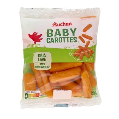 Auchan Baby Carottes, 200g