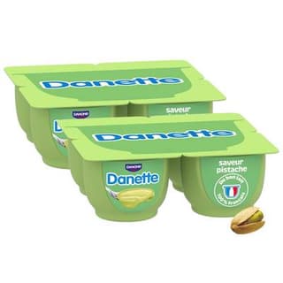 Danette Crème dessert pistache, Lot de 2 - 4x125g
