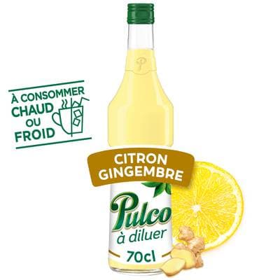 Pulco Boisson concentrée au citron et gingembre à diluer, 70cl