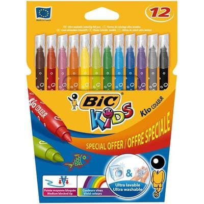 Bic Feutres de coloriage kids, 12  feutres