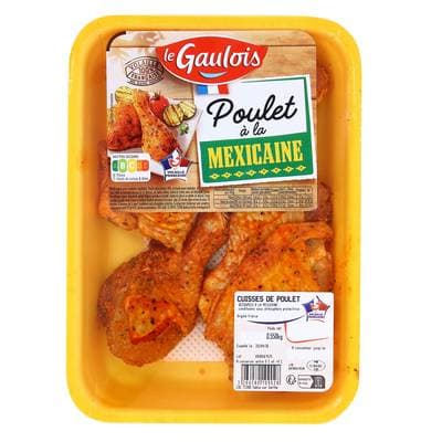 Le Gaulois Cuisses de poulet à la mexicaine, 4 cuisses - 550g