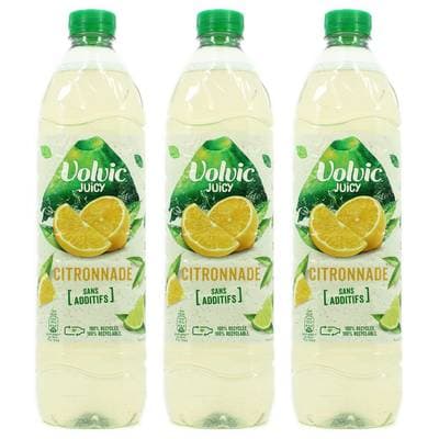 Volvic Juicy Citronnade, Lot de 3x1,5L