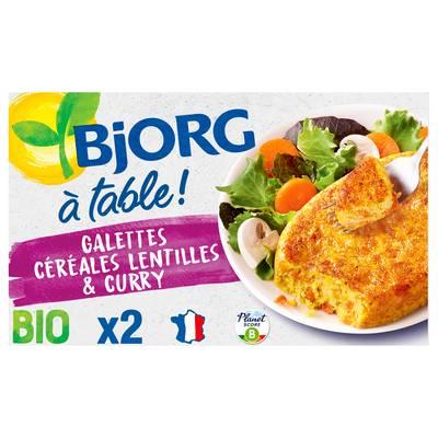 3229820789828 - Bjorg - Galettes aux céréales lentilles et curry bio