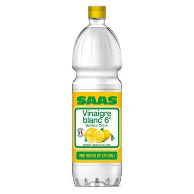 Melfor Vinaigre d'Alcool aromatisé Citron 6° - SAAS, 1L