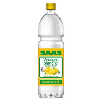 Melfor Vinaigre d'Alcool aromatisé Citron 6° - SAAS, 1L