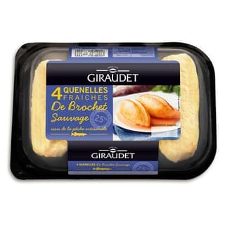 Giraudet Quenelles de Brochet Sauvage, 4x80g