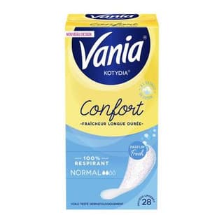 Vania Protège-Slip Normal parfumé kotydia confort, 28  pièces
